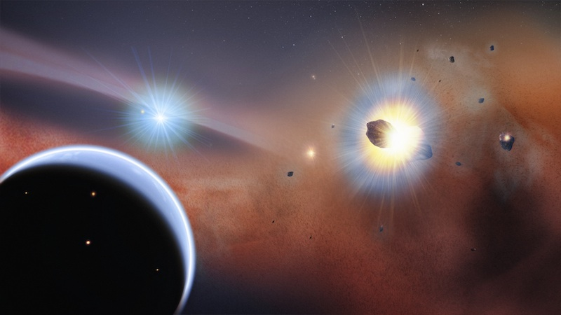 Illustration for article titled Colossal Cometary Collisions in Beta Pictoris